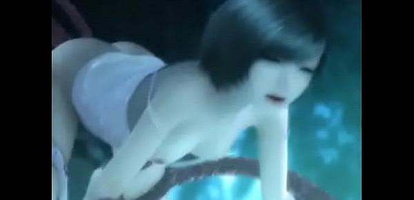  Yuffie Final Fantasy Tortured By Tentacles